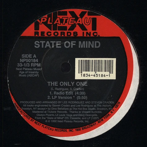 State Of Mind - The Only One
