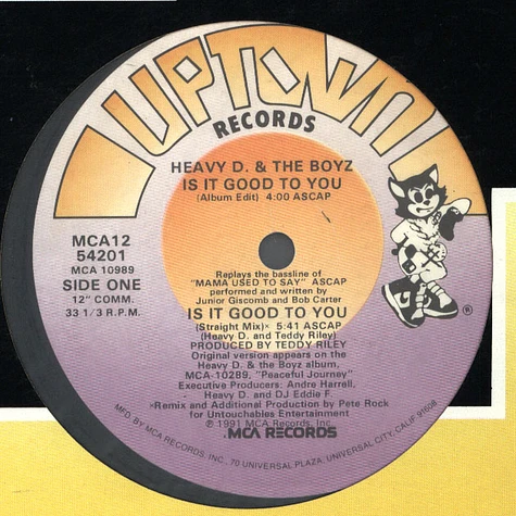 Heavy D & The Boyz - Is it good to you