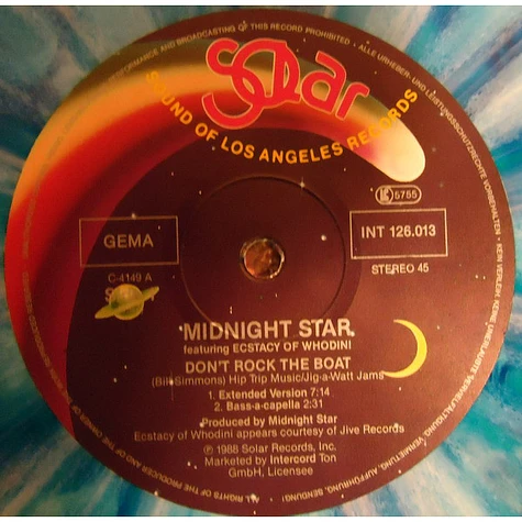 Midnight Star Featuring Ecstacy - Don't Rock The Boat