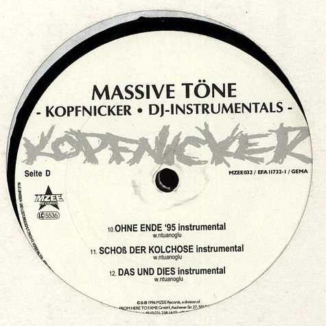 Massive Töne - Kopfnicker (DJ Instrumentals)