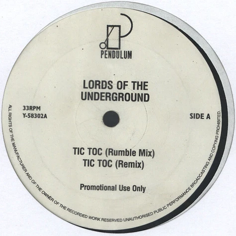 Lords Of The Underground - Tic Toc