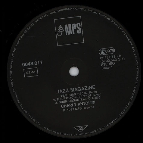 Charly Antolini - Jazz Magazine