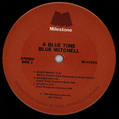 Blue Mitchell - A Blue Time