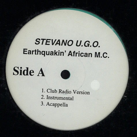 Stevano U.G.O. - Earthquakin African MC