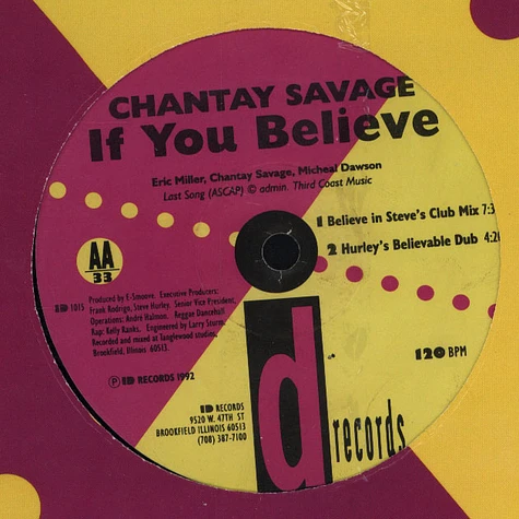 Chantay Savage - If you believe