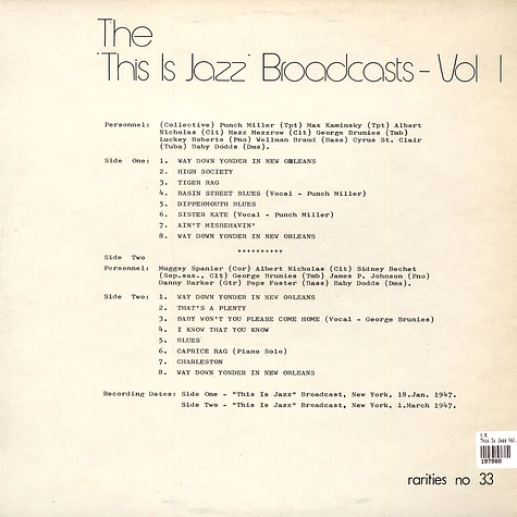 V.A. - This Is Jazz Vol. 1
