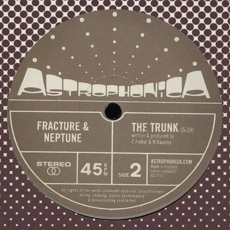 Fracture & Neptune - Dust Ball / The Trunk