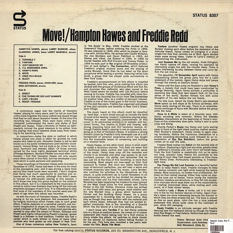 Hampton Hawes And Freddie Redd - Move!