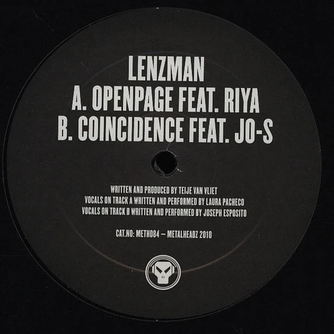 Lenzman - Open Page / Coincidence