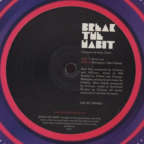 Conquest & Harry Craze - Real Love EP