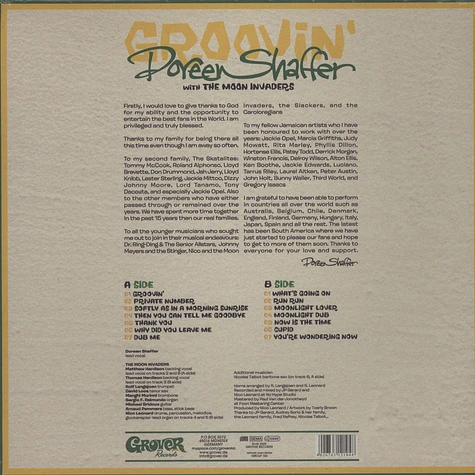 Doreen Shaffer of Skatalites - Groovin