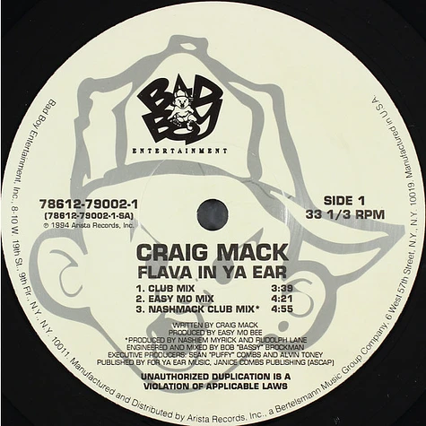 Craig Mack - Flava In Ya Ear