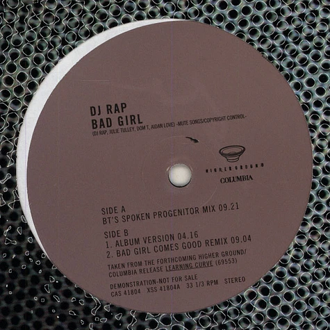 DJ Rap - Bad Girl