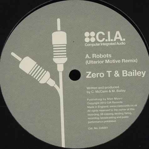 Zero T & Bailey - Robots Ulterior Motive Remix