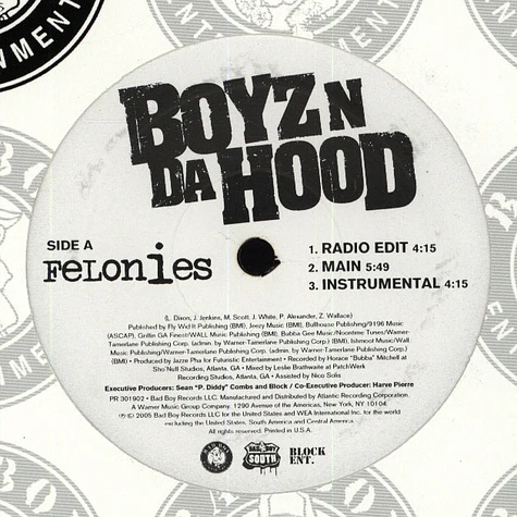 Boyz N Da Hood - Felonies