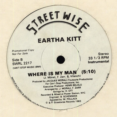 Eartha Kitt - Where is my man