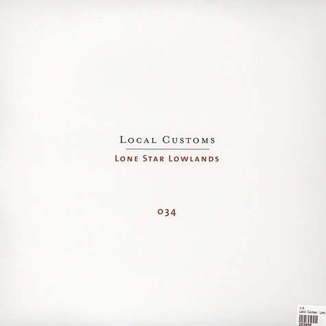 V.A. - Local Customs: Lone Star Lowlands