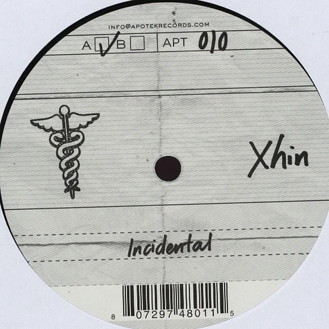 Xhin / Jerome Sydenham - Incidental / On The Run