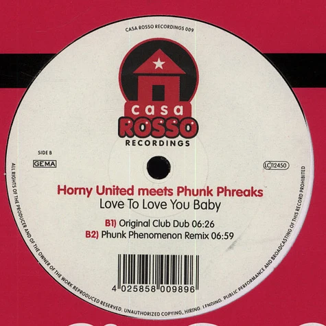 Horny United meets Phunk Phreaks - Love To Love You Baby