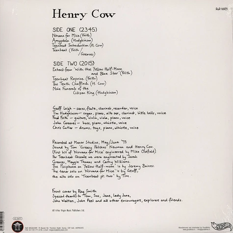 Henry Cow - Leg End