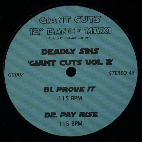 Deadly Sins - Giant Cuts Volume 2