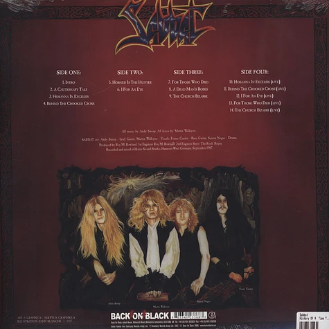 Sabbat - History Of A Time To Come