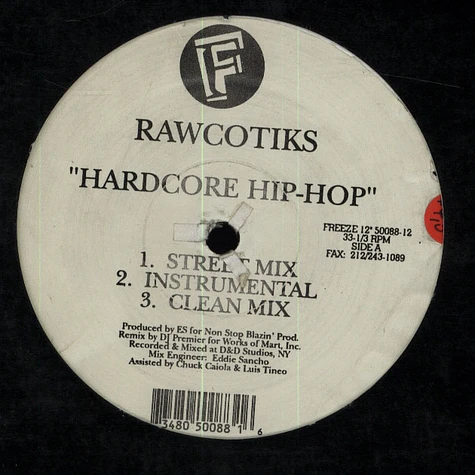 Rawcotiks - Hardcore Hip-Hop