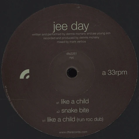 Jee Day - Like A Child