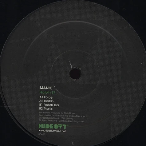 Manik - Harbin EP