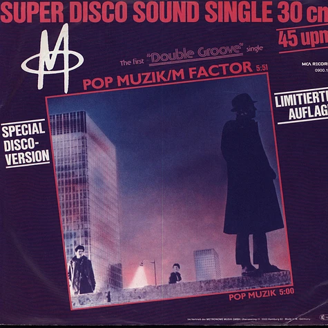 M - Pop Muzik / M Factor (Special Disco-Version)