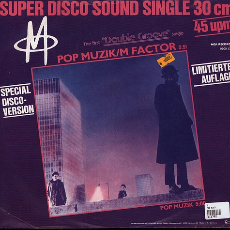 M - Pop Muzik / M Factor (Special Disco-Version)