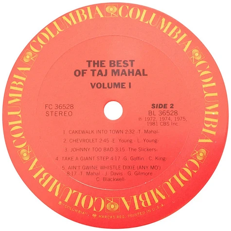 Taj Mahal - The Best Of Taj Mahal