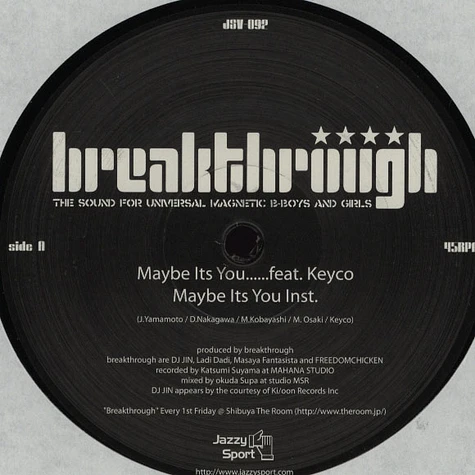 Breakthrough - Maybe It's You