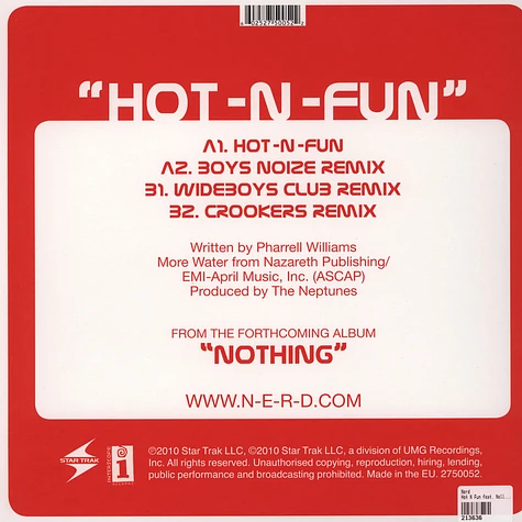 N*E*R*D - Hot N Fun feat. Nelly Furtado