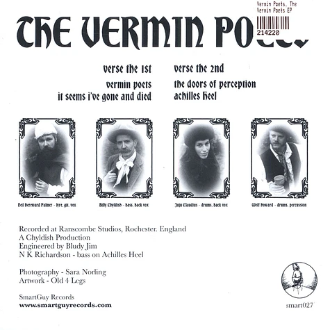 The Vermin Poets - Vermin Poets EP