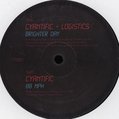 Cyantific & Logistics - Brighter Day Feat. Natalie Williams / 88 Mph