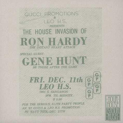 Gene Hunt & Ron Hardy - Throwback 87 EP
