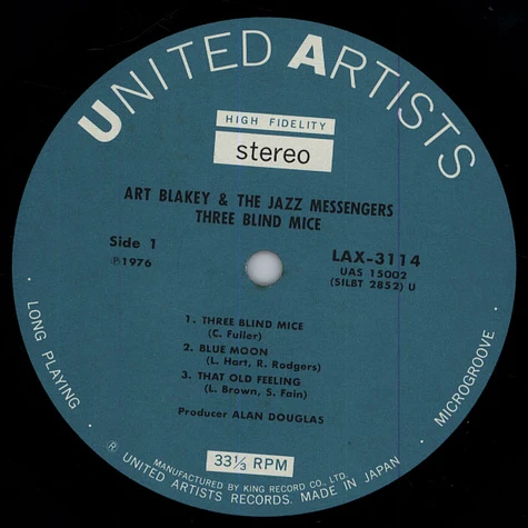 Art Blakey And The Jazz Messengers - 3 Blind Mice