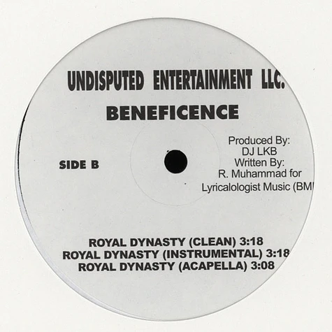 Beneficence - Heavyhitters / Royal Dynasty