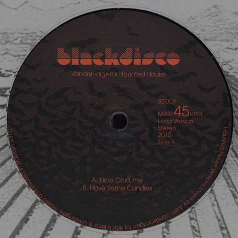 Vandervolgen's Haunted House - Black Disco Volume 9