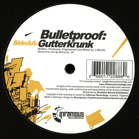 Youthman / Bulletproof - Freestyle Maniac / Gutterkrunk