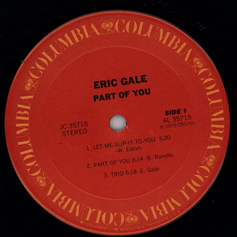 Eric Gale - Part Of You