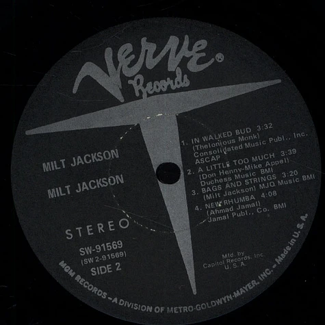 Milt Jackson And The Hip String Quartet - Milt Jackson And The Hip String Quartet