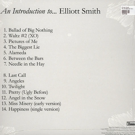Elliott Smith - An Introduction To …