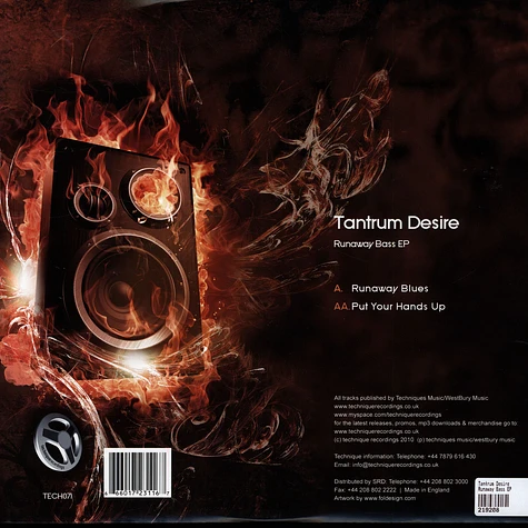 Tantrum Desire - Runaway Bass EP
