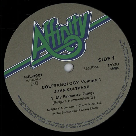 John Coltrane - Coltranology Volume 1
