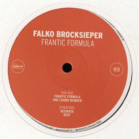 Falko Brocksieper - Frantic Formula