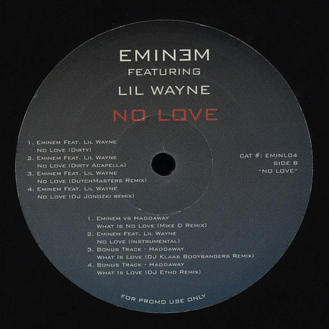 Eminem - No Love feat. Lil Wayne