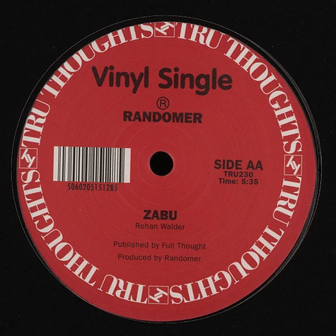 Randomer - Be Electric / Zabu