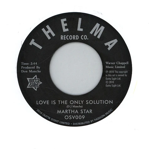 Martha Star - Love Is The Only Solution